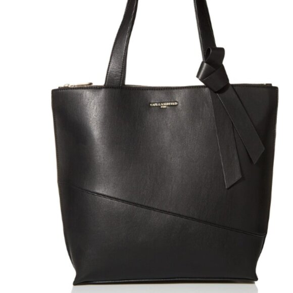KARL LAGERFELD Chantelle Tote 15 x 5 x 13 inches; - Picture 1 of 16